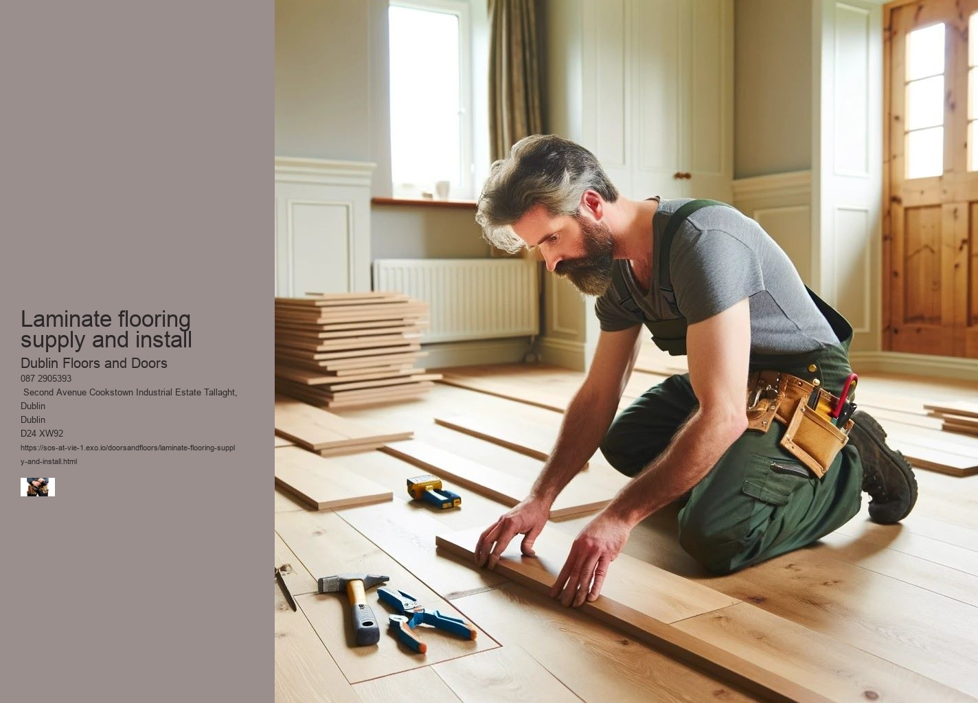 How long does it take to lay parquet flooring?