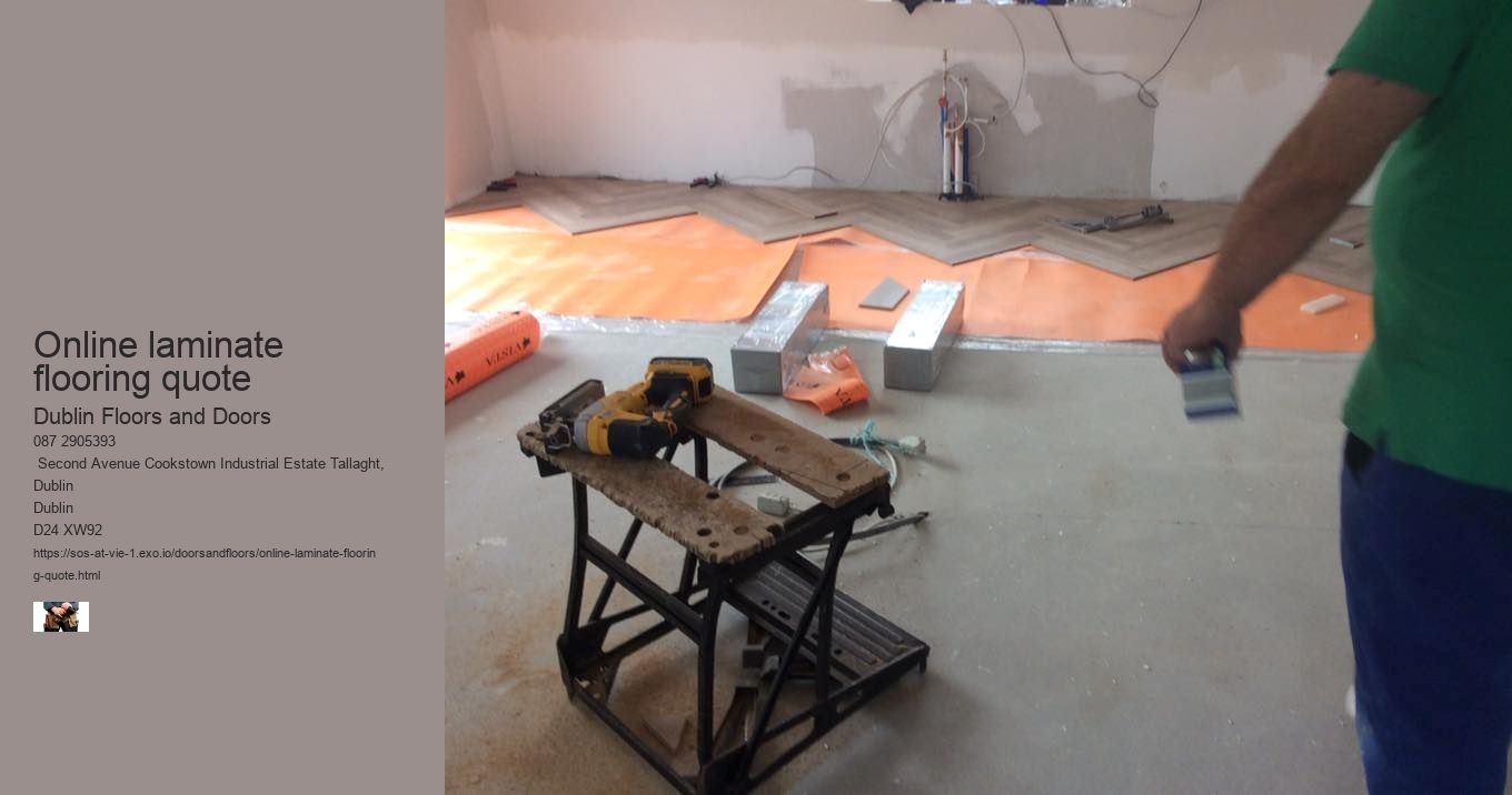 online laminate flooring quote