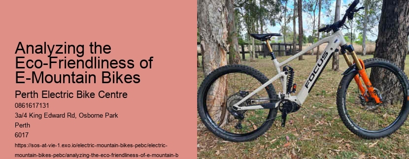 Analyzing the Eco-Friendliness of E-Mountain Bikes