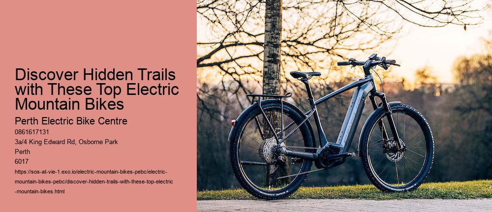 Discover Hidden Trails with These Top Electric Mountain Bikes