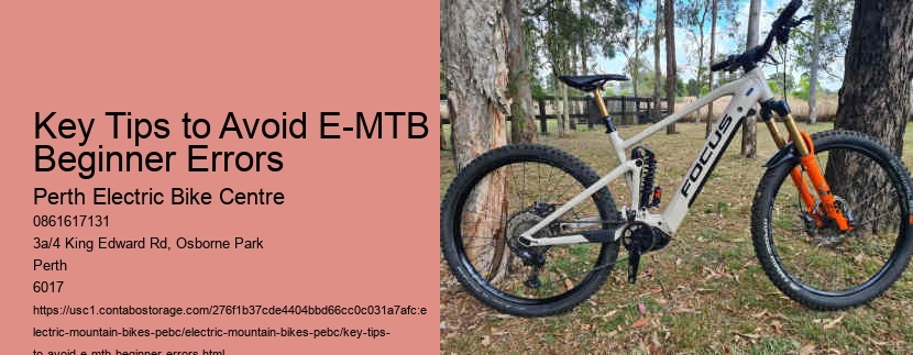 Key Tips to Avoid E-MTB Beginner Errors