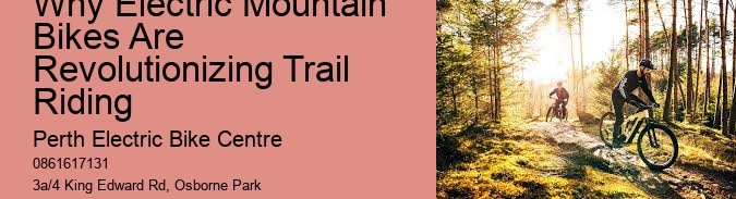 Why Electric Mountain Bikes Are Revolutionizing Trail Riding