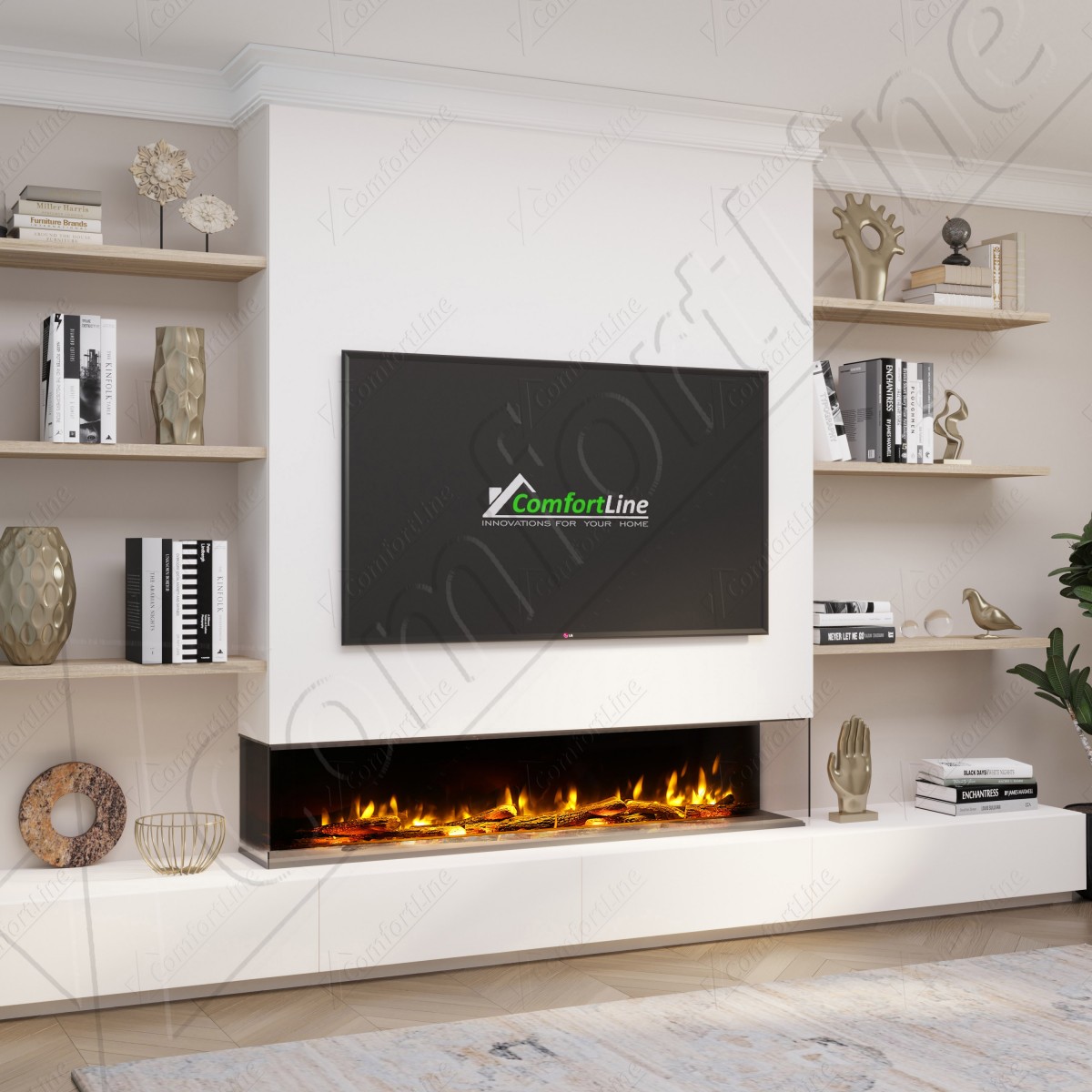 Electric Fireplace Style and Versatility 