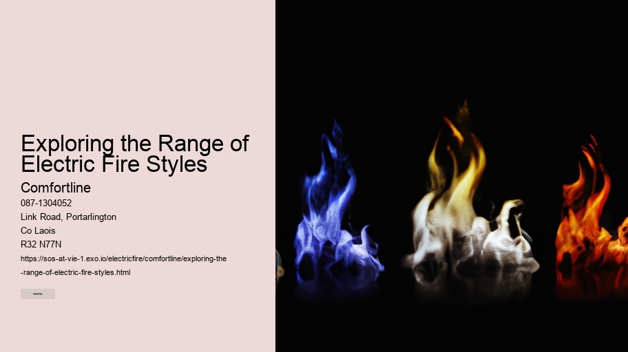 Exploring the Range of Electric Fire Styles