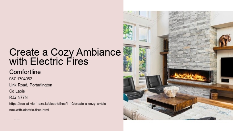 Wall-Mounted Electric Fireplaces: Stylish and Space-Saving