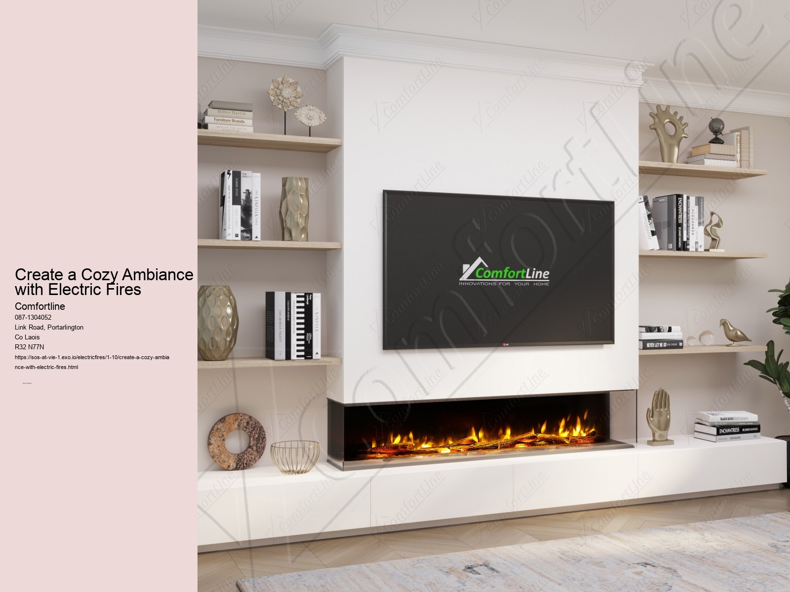 Three-Sided Electric Fireplaces for a Panoramic Flame View