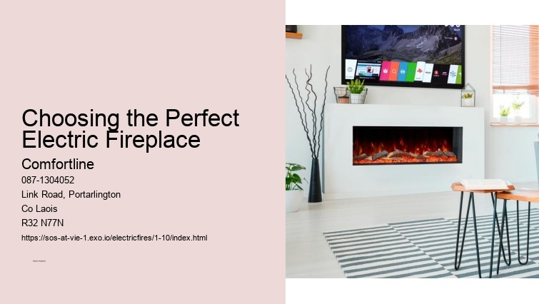 Wall-Mounted Electric Fireplaces: Space-Saving and Stylish