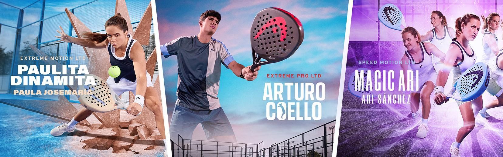 HEAD präsentiert neue Signature Padel Racquets