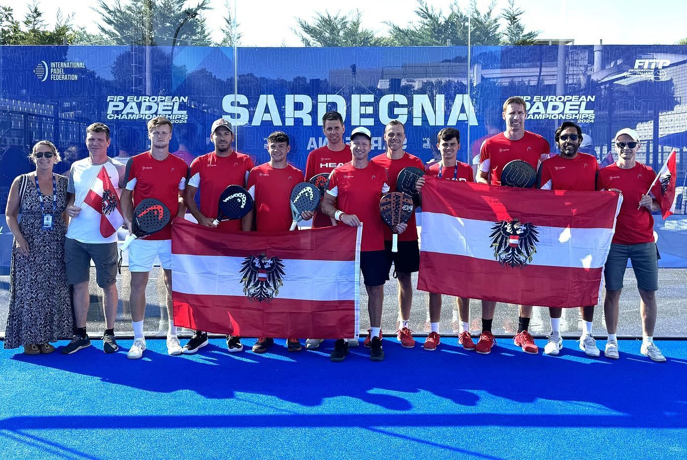 Platz 11 für Österreichs Herren Nationalteam bei den FIP European Championships in Italien