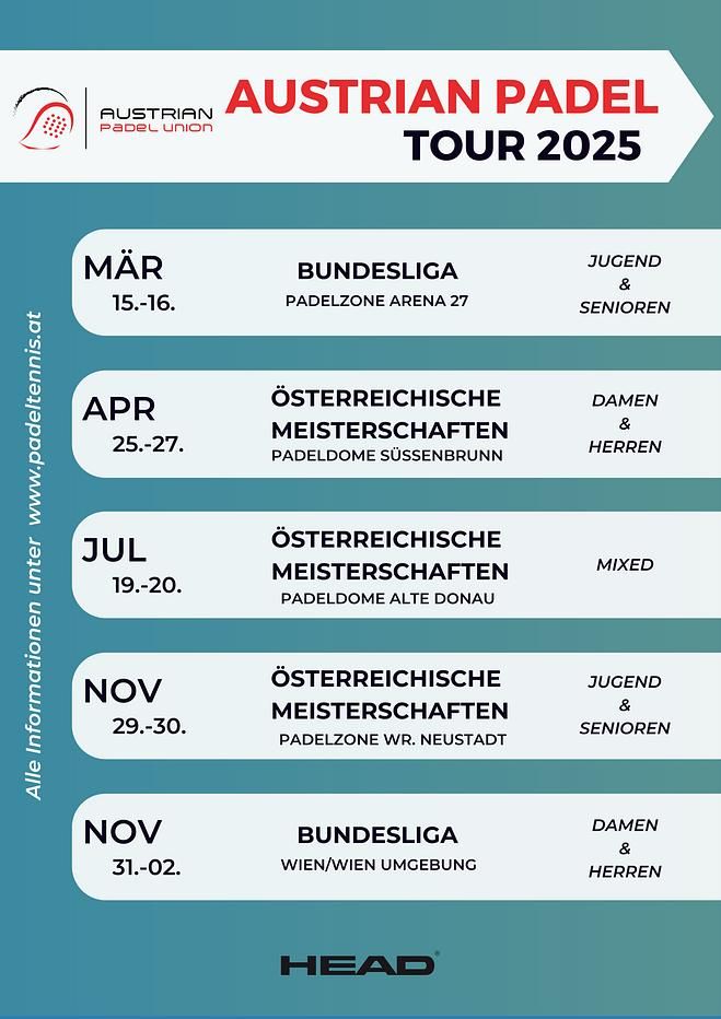 Padel-Highlights 2025: Unsere großen Veranstaltungen im Fokus