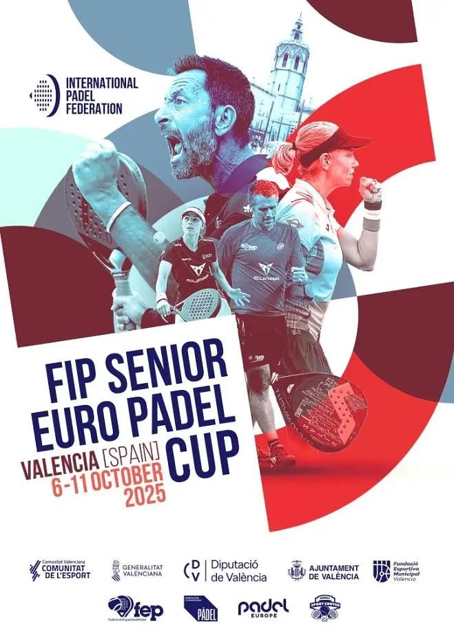 Österreichs Senioren-Teams starten beim FIP Senior Euro Padel Cup 2025 in Valencia