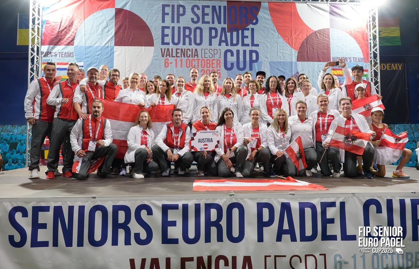 Starker Abschluss in Valencia: Österreichs Seniorenteams zeigen Moral beim FIP Euro Padel Cup 2025