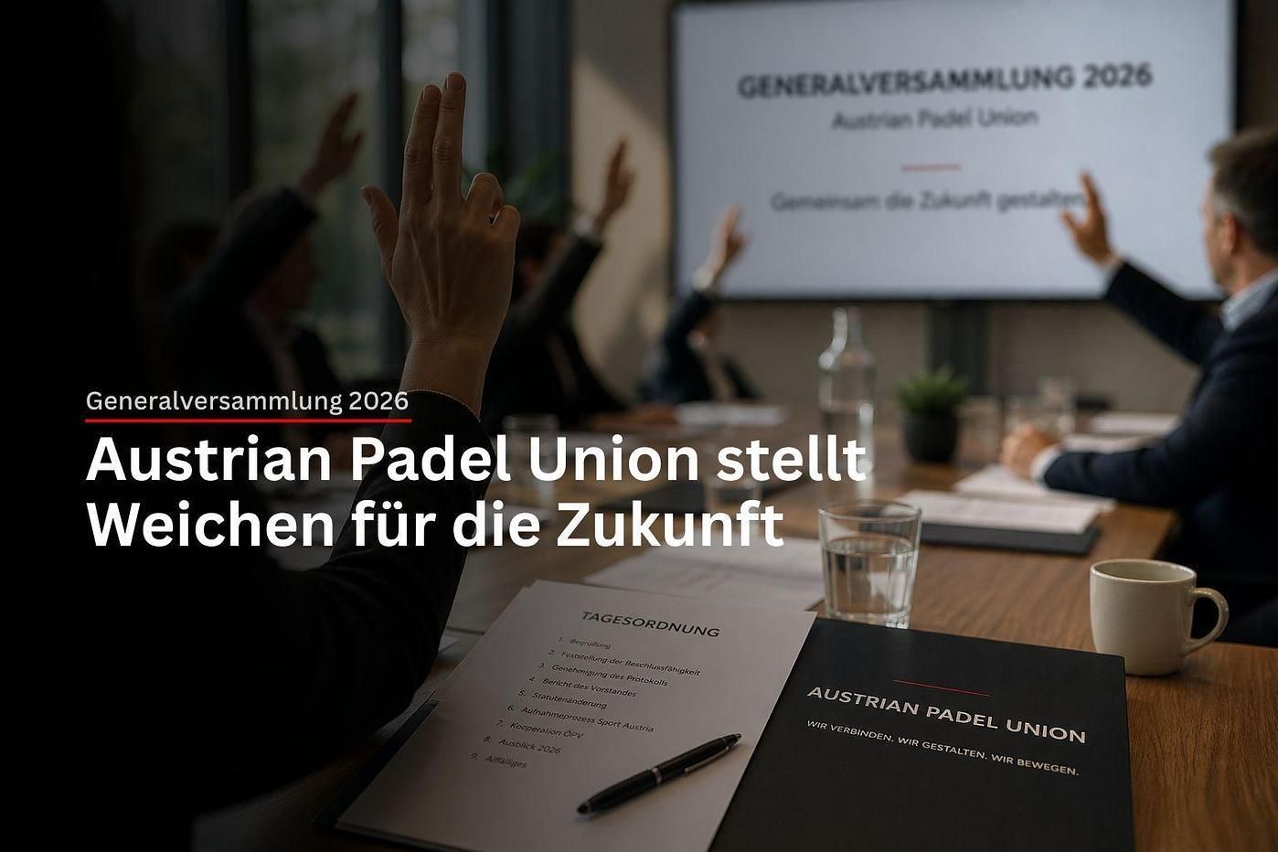 Generalversammlung 2026: Austrian Padel Union stellt Weichen für Aufnahme bei Sport Austria 